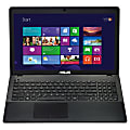 Asus X552EA-DH42 15.6" LCD Notebook - AMD A-Series A4-5000 Quad-core (4 Core) 1.50 GHz - 8 GB DDR3L SDRAM - 500 GB HDD - Windows 8 64-bit - 1366 x 768 - Black 1 thumbnail image