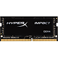 HyperX Impact 32GB DDR4 SDRAM Memory Module - For Notebook - 32 GB (1 x 32GB) - DDR4-3200/PC4-25600 DDR4 SDRAM - 3200 MHz - CL20 - 1.20 V - Retail - Non-ECC - 260-pin - SoDIMM - Lifetime Warranty