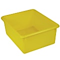 Romanoff Stowaway® Letter Box No Lid, Small Size, Yellow, Pack Of 4