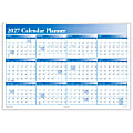 ComplyRight® 2027 Calendar Planner, 36" x 24", Blue 1 thumbnail image