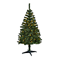 Nearly Natural Northern Tip Pine Artificial Christmas Tree, 4’