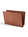 Smead® Redrope End-Tab File Pockets With Gussets, Legal Size, 3 1/2" Expansion, 30% Recycled, Dark Brown, Box Of 10