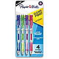 Paper Mate® Clearpoint® Mechanical Pencils, #2 Lead, 0.7 mm, Assorted Barrel Colors, Pack Of 4 Pencils 1 thumbnail image