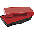 Trodat® Professional Replacement Ink Pad for Trodat® Custom Self-Inking Stamps, 1.13" x 2", Red 1 thumbnail image