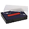 Trodat® Professional Replacement Ink Pad for Trodat® Custom Self-Inking Stamps, 1.38" x 2.38", Blue/Red 1 thumbnail image