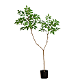 Nearly Natural 3-1/2’H Artificial Sumac Tree, 42”H x 20”W x 20”D, Green/Black 1 thumbnail image