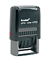 Trodat Self-Inking Stamp, Date/Message, "RECEIVED", 1" x 1 5/8", 65% Recycled, Red/Blue 1 thumbnail image
