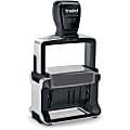U.S. Stamp & Sign Professional 12-In-1 Message/Date Stamp, Black 1 thumbnail image