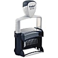 Trodat 8-Digit Self-Inking Number Stamp - Date Stamp - 8 Bands - Black - 1 Each 1 thumbnail image