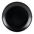 Foundry Round Coupe Plates, 9 5/8", Black, Pack Of 12 Plates