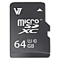 V7 VAMSDX64GUHS1R-2N 64 GB microSDXC