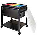 Innovative Storage SpaceMaker™ Fold 'N Roll™ Cart System, 21 3/4"H x 14 1/2"W x 18 1/2"D