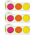 Teacher Created Resources® Straight Rolled Border Trim, Confetti Colorful Circles, 50’ Per Roll, Pack Of 3 Rolls 1 thumbnail image