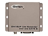Gefen DVI ELR-Lite Extender over one CAT5, Sender and Receiver Units - Video extender - over CAT 5 - up to 230 ft 1 thumbnail image