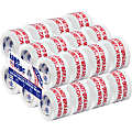Tape Logic® Do Not Break Stretch Wrap Preprinted Carton Sealing Tape, 3" Core, 3" x 110 Yd., Red/White, Pack Of 24 1 thumbnail image