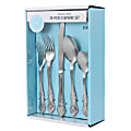 Martha Stewart Acadia Flatware Set, Silver