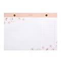 Russell & Hazel Notepad, 10” x 7”, 80 Sheets, Blush Rivet