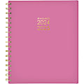 2024-2025 AT-A-GLANCE® Harmony Academic Weekly/Monthly Medium Planner, 7” x 8-3/4”, Pink, July To June