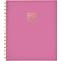 2024-2025 AT-A-GLANCE® Harmony Academic Weekly/Monthly Medium Planner, 7” x 8-3/4”, Pink, July To June 1 thumbnail image