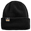 Ergodyne N-Ferno 6811Z Zippered Rib Knit Beanie, One Size, Black 1 thumbnail image