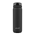 Ello Cooper Stainless-Steel Water Bottle, 22 Oz, Black