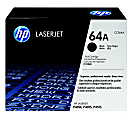 HP 64A Black Toner Cartridge, CC364A
