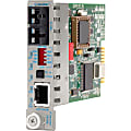 Omnitron iConverter 10/100 Ethernet Fiber Media Converter RJ45 SC Multimode 5km Module - 1x 10/100BASE-TX; 1x 100BASE-FX; Internal Module - 8382-0 1 thumbnail image