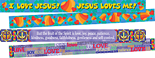 Barker Creek Double-Sided Borders, 3" x 35", Spiritual, 12 Strips Per Pack, Set Of 2 Packs 1 thumbnail image