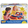 Learning Resources® Pretend & Play® Teaching Cash Register, 8"H x 9 1/2"W x 13"D, Grades Pre-K - 1