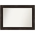 Amanti Art Non-Beveled Rectangle Framed Bathroom Wall Mirror, 30-1/4” x 42-1/4”, Stately Bronze 1 thumbnail image