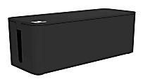 Bluelounge® 16" L x 6.25" W x 5.25" H CableBox Cable Organizer, Black, BLUCB-01-BL 1 thumbnail image