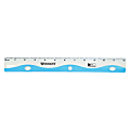 Westcott Ruler Wave School Ruler With Anti-Microbial Protection, 12", Assorted Colors 1 thumbnail image