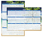 Office Depot® Brand Reversible Erasable Wall Calendar, 36" x 24", Paradise, January To December 2023, ODUS2201-001