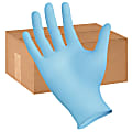 Boardwalk Disposable Nitrile Exam Gloves, Medium, Blue, Box Of 100 Gloves