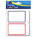Avery® Removable Adhesive Label Pad, 2" x 3", Assorted Borders, Pack Of 80 Labels