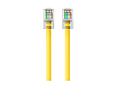 Belkin High Performance - Patch cable - RJ-45 (M) to RJ-45 (M) - 7.6 m - UTP - CAT 6 - molded - yellow 1 thumbnail image