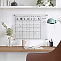 Martha Stewart Grayson Monthly Acrylic Wall Calendar, 18" x 24", Clear/Black, Undated 1 thumbnail image