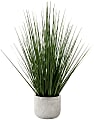 Monarch Specialties Fleur 20-1/2”H Artificial Plant With Pot, 20-1/2”H x 14”W x 14"D, Green 1 thumbnail image