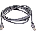 Belkin RJ45 Category 6 Patch Cable - 4 ft Category 6 Network Cable - First End: 1 x RJ-45 Network - Male - Second End: 1 x RJ-45 Network - Male - Patch Cable - Gray