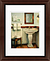 Timeless Frames Clayton Framed Bath Artwork, 11" x 14", Brown, Cottage Sink With Cherry Wood 1 thumbnail image
