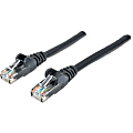 Intellinet Network Patch Cable, Cat6, 1.5m, Black, CCA, U/UTP, PVC, RJ45, Gold Plated Contacts, Snagless, Booted, Lifetime Warranty, Polybag 1 thumbnail image
