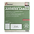 SKILCRAFT Permanent Inkjet/Laser Address Labels, NSN5144903, Rectangle, 2" x 4", White, Box Of 100 Sheets (AbilityOne 7530-01-514-4903) 1 thumbnail image