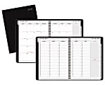 Office Depot® Brand Weekly/Monthly Planner, 8 1/2" x 11", Black, January To December 2019