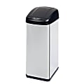 Honey-Can-Do Rectangular Steel Motion-Sensing Touchless Trash Can, 13.7 Gallons, Black/Stainless 1 thumbnail image