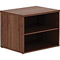 Lorell® 29-1/2"W File Storage Cabinet Credenza Computer Desk, Walnut 1 thumbnail image