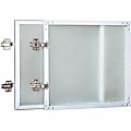 Lorell® Essentials Series Doors For Wall Mount Open Hutch, Fits 36"W Hutch, Frosted Glass, Set Of 2 Doors 1 thumbnail image