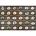 Carpets for Kids® Pixel Perfect Collection™  Alphabet Stones Seating Rug, 8’x 12’, Brown 1 thumbnail image