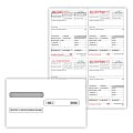 ComplyRight® W-2 Tax Form Set, Employee Copies Only, 4-Part, Copies B, C, 2, 2, 4-Up (Box), 8-1/2" x 11", Pack Of 50 Forms and Envelopes 1 thumbnail image