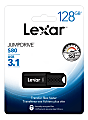 Lexar® JumpDrive® S80 USB 3.1 Flash Drive, 128GB, Black, LJDS80-128BNBNU 1 thumbnail image