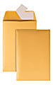 Office Depot® Brand Manila Catalog Envelopes, 6" x 9", Clean Seal, Brown Kraft, Box Of 500 Envelopes